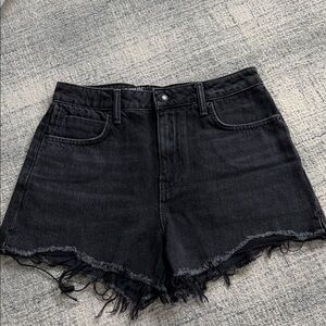 Alexander Wang Black Jean Shorts